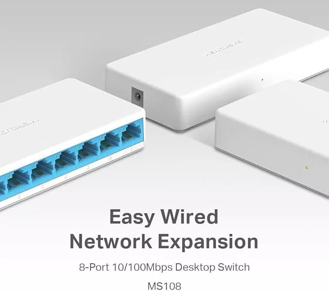 سوئیچ 8 پورت مرکوسیس مدل MS108 — تصویر ۹