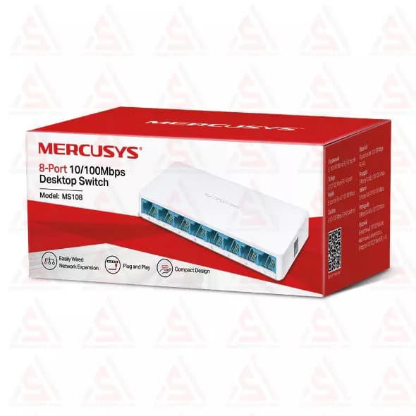 سوئیچ 8 پورت مرکوسیس مدل MS108 — تصویر ۵