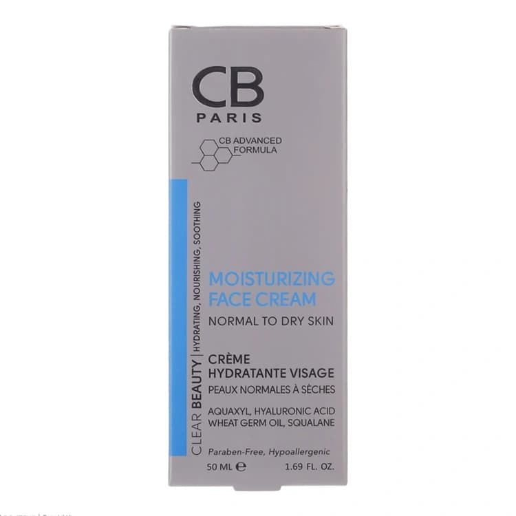 کرم مرطوب کننده صورت CB Paris مدل Moisturizing Normal to Dry حجم 50 میلی لیتر — تصویر ۴