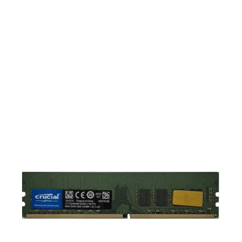رم دسکتاپ DDR4-3200 کروشیال مدل UDIMM CL22 CT102464BF832B ظرفیت 8 گیگابایت