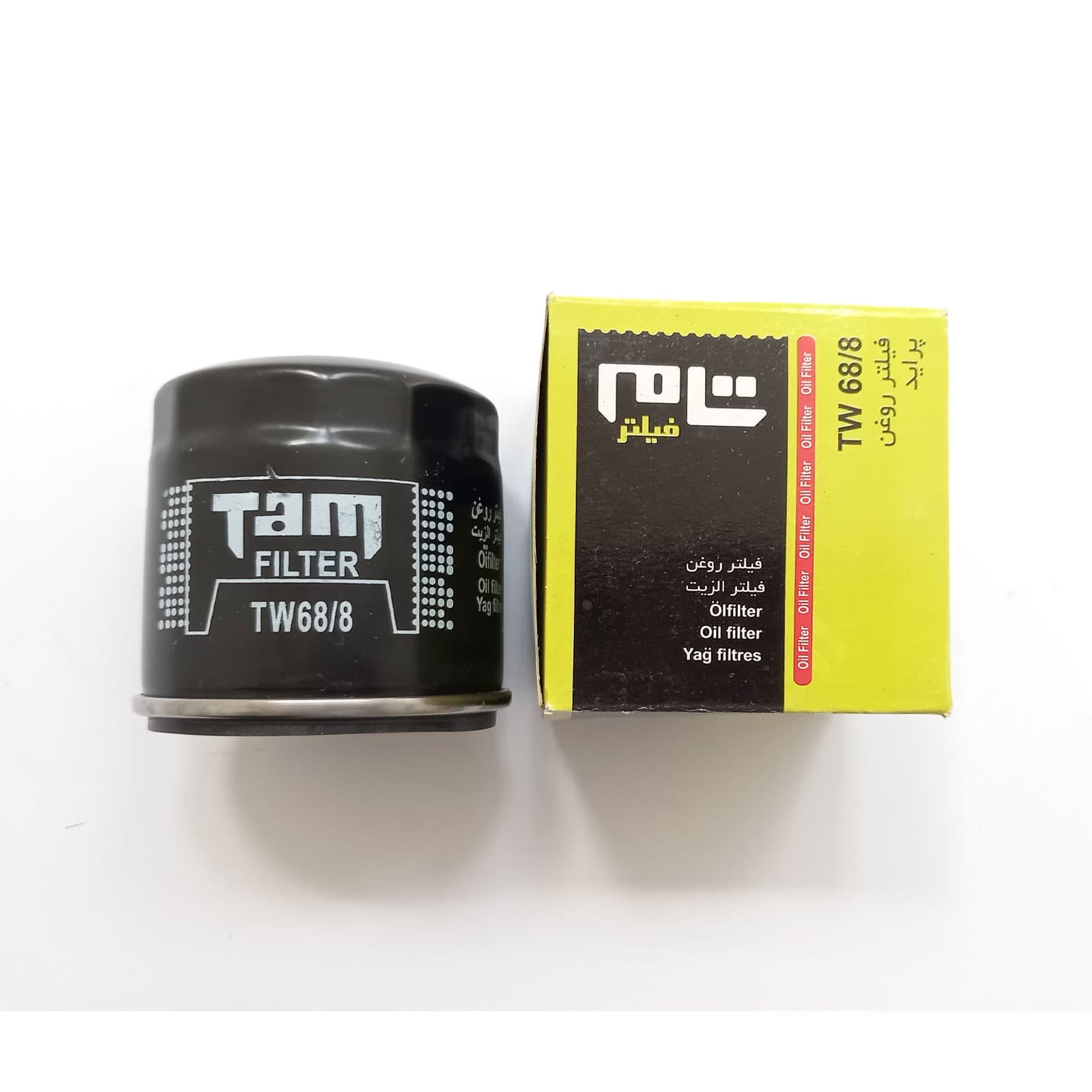 فیلتر روغن خودرو تام مدل TW 68/8 مناسب برای تیبا به همراه فیلتر هوا و فیلتر بنزین تام — تصویر ۲