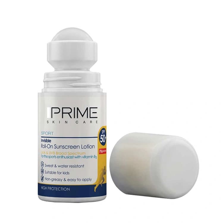 لوسیون ضد آفتاب PRIME مدل Invisible Roll On حجم 50 میلی لیتر