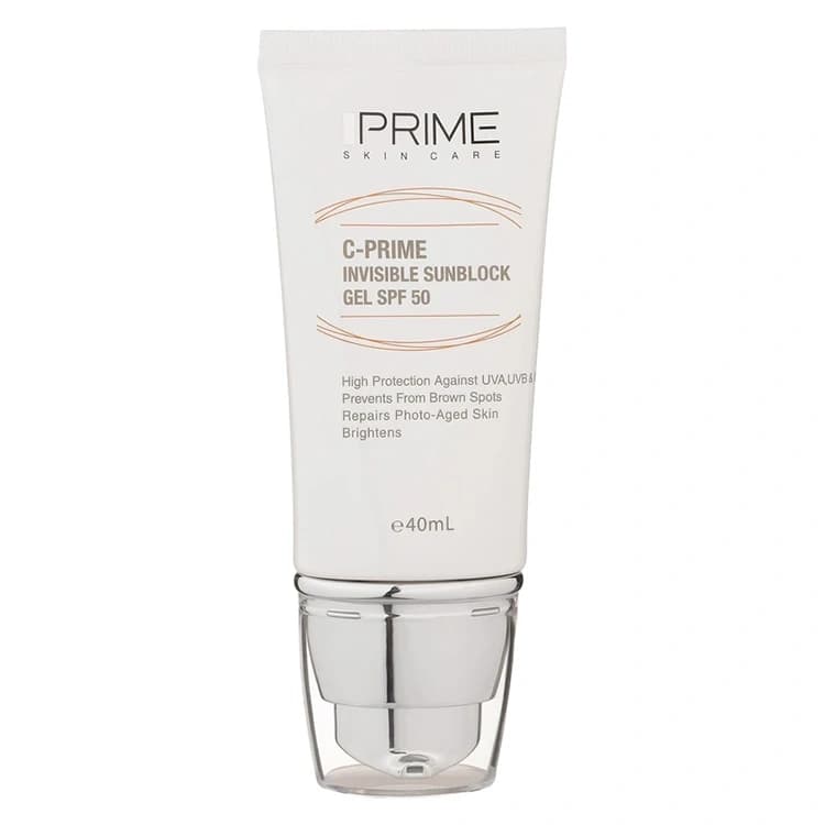 ژل ضد آفتاب PRIME مدل C Prime Invisible حجم 40 میلی لیتر