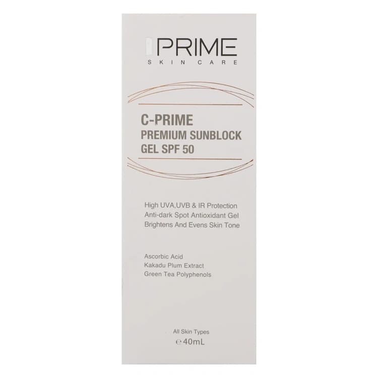 ژل ضد آفتاب PRIME مدل C Prime Invisible حجم 40 میلی لیتر — تصویر ۴