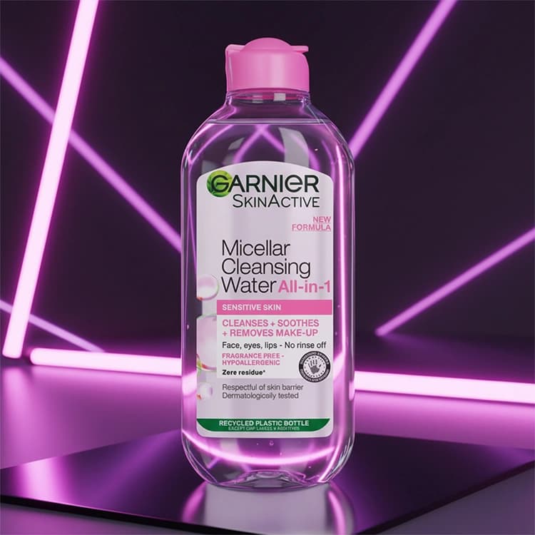 میسلار واتر Garnier مدل All In 1 حجم 400 میلی لیتر — تصویر ۲