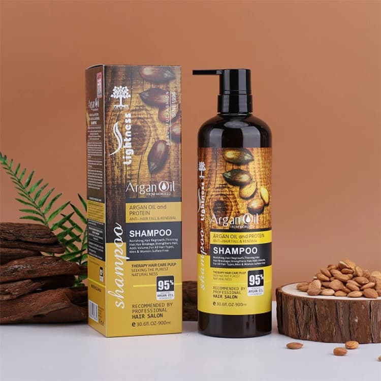 شامپو Lightness مدل Argan Oil حجم 900 میلی لیتر — تصویر ۲
