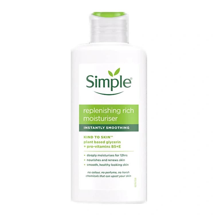 کرم مرطوب کننده Simple مدل Replenishing Rich حجم 125 میلی لیتر