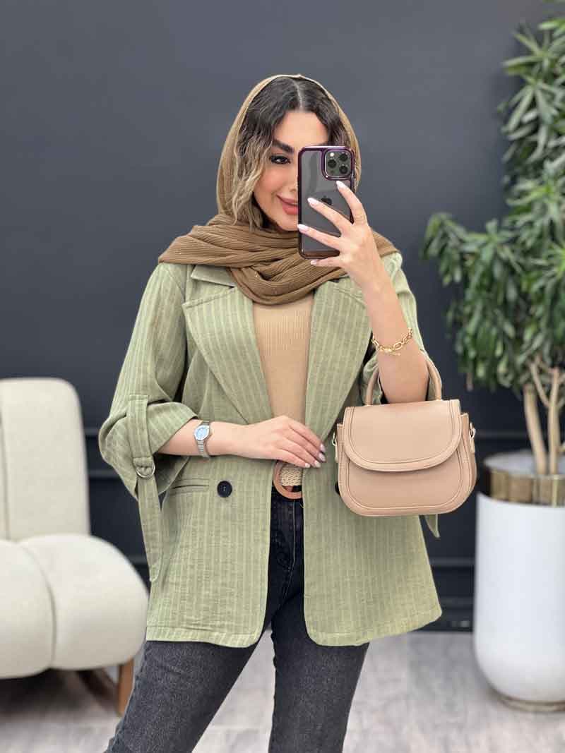 مانتو آستین سگک الیکا کد5202 — تصویر ۳