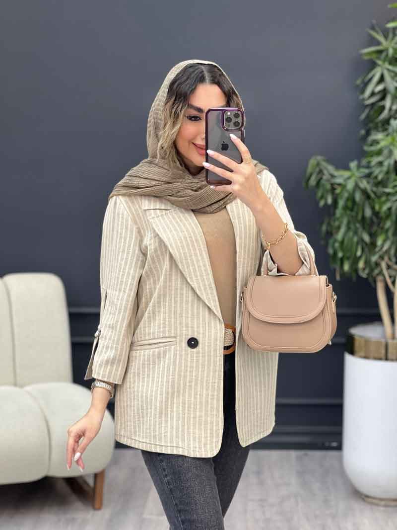 مانتو آستین سگک الیکا کد5202 — تصویر ۶