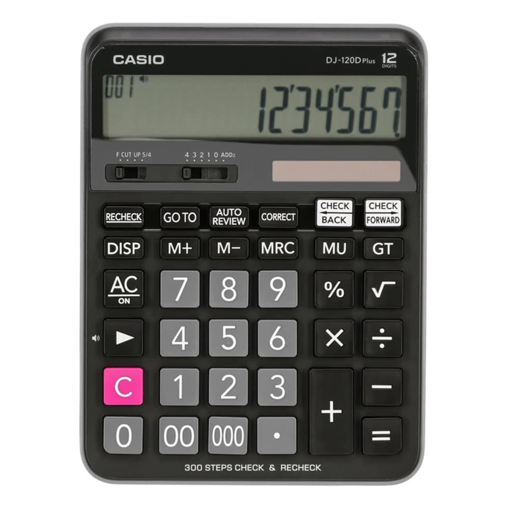 ماشین حساب رومیزی کاسیو DJ120D PLUS اصلی