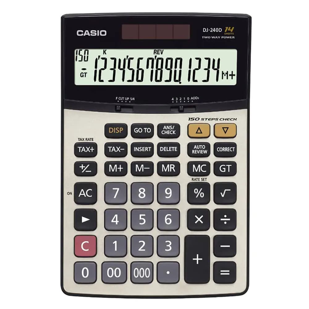 ماشین حساب رومیزی کاسیو DJ240 اصلی CASIO