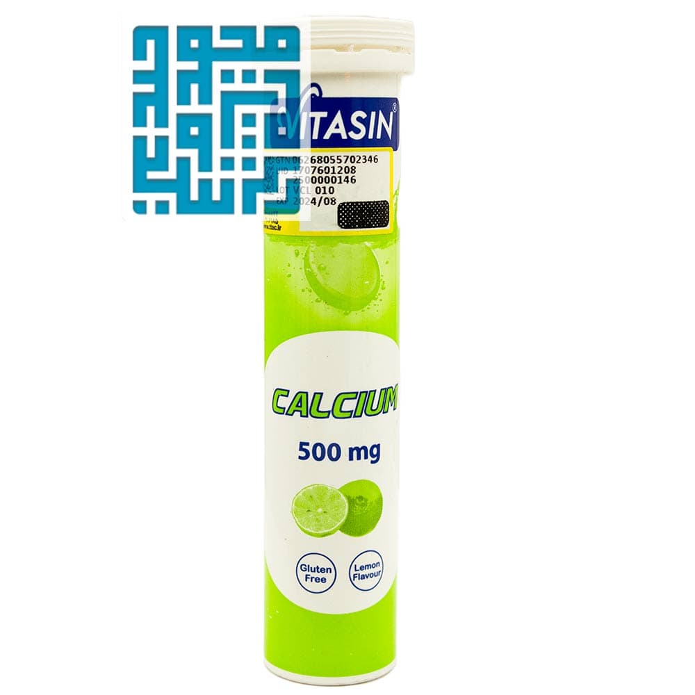 قرص جوشان کلسیم سینا پیشگام 500 ویتاسین 20 عددی — تصویر ۲