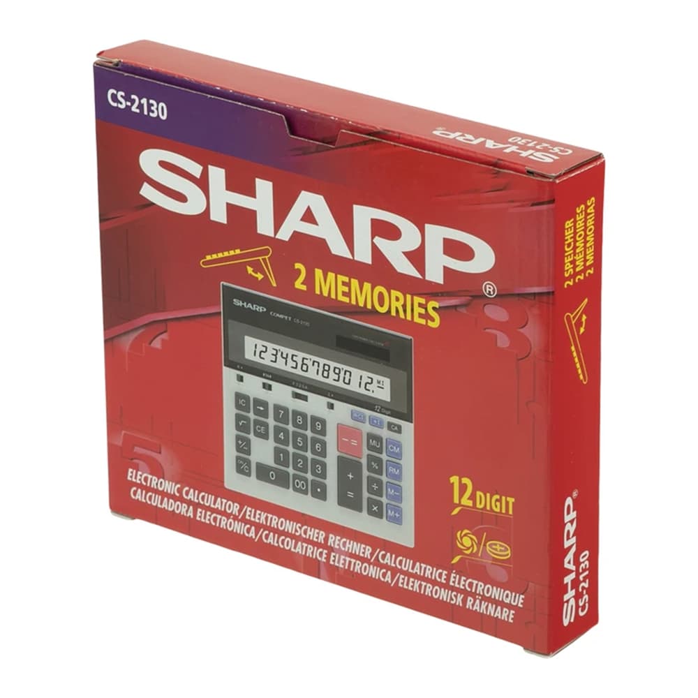 ماشین حساب رومیزی شارپ CS2130 اصلی sharp — تصویر ۶