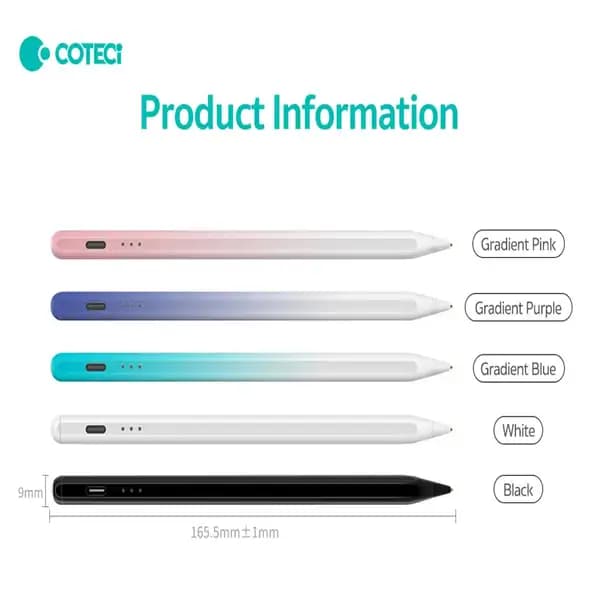 قلم لمسی گوشی‌های هوشمند کوتسی مدل Coteci 62010 Stylus touch pen smartphones — تصویر ۴