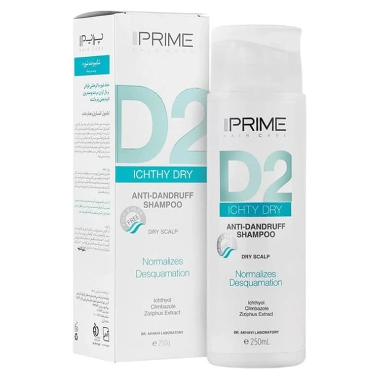 شامپو PRIME مدل Ichthy Dry حجم 250 میلی لیتر — تصویر ۴