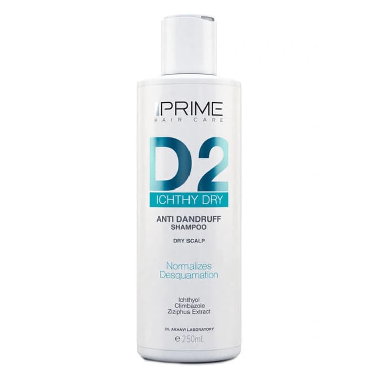 شامپو PRIME مدل Ichthy Dry حجم 250 میلی لیتر — تصویر ۲