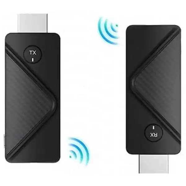 کیت فرستنده و گیرنده تصویر بی سیم HDMI با برد ۵۰ متر کوتسی مدل Coteci OF-049 Wireless HDMI Kit 50m