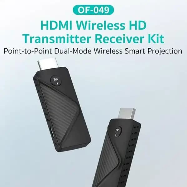 کیت فرستنده و گیرنده تصویر بی سیم HDMI با برد ۵۰ متر کوتسی مدل Coteci OF-049 Wireless HDMI Kit 50m — تصویر ۴
