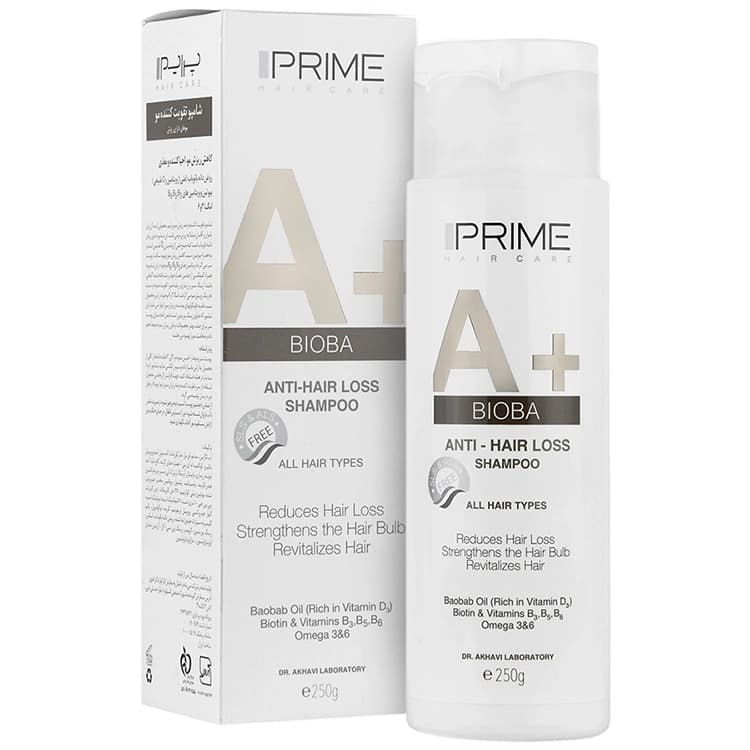 شامپو PRIME مدل Bioba حجم 250 میلی لیتر — تصویر ۴