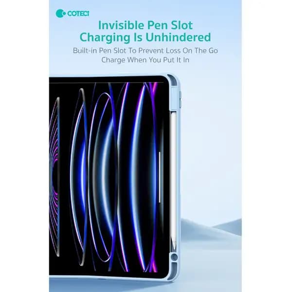 کیف کلاسوری مناسب تبلت اپل 13 اینچ کوتسی مدل Coteci IP-102 Ipad Pro 13 M4 2024 — تصویر ۶