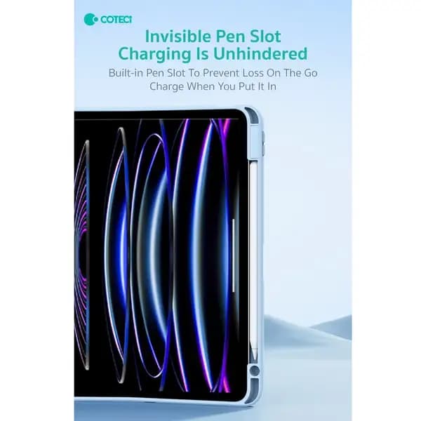 کیف کلاسوری مناسب تبلت اپل 11 اینچ کوتسی مدل Coteci Ipad Pro 11 2024 IP-101 — تصویر ۶