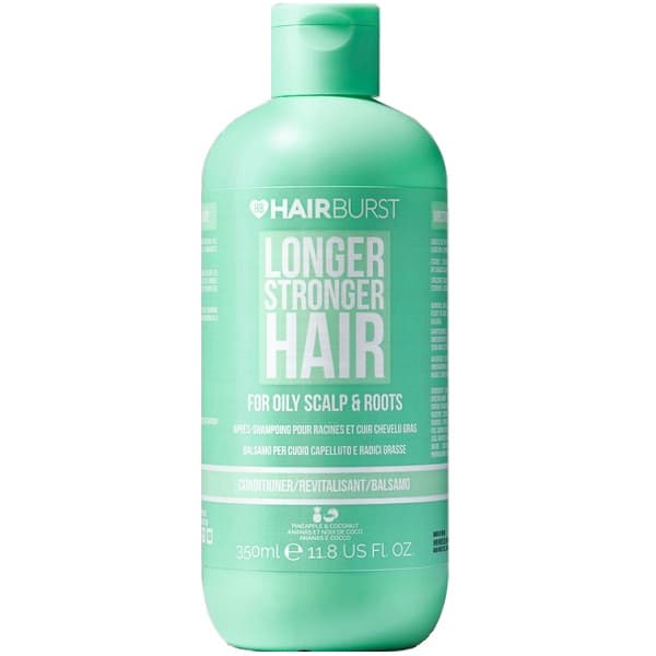 نرم کننده هیربرست Hairburst پسته ای ضد چربی، اسکالپ و شوره حجم 350ml اصل | ضد ریزش، پاکسازی کف سر و بازسازی مو