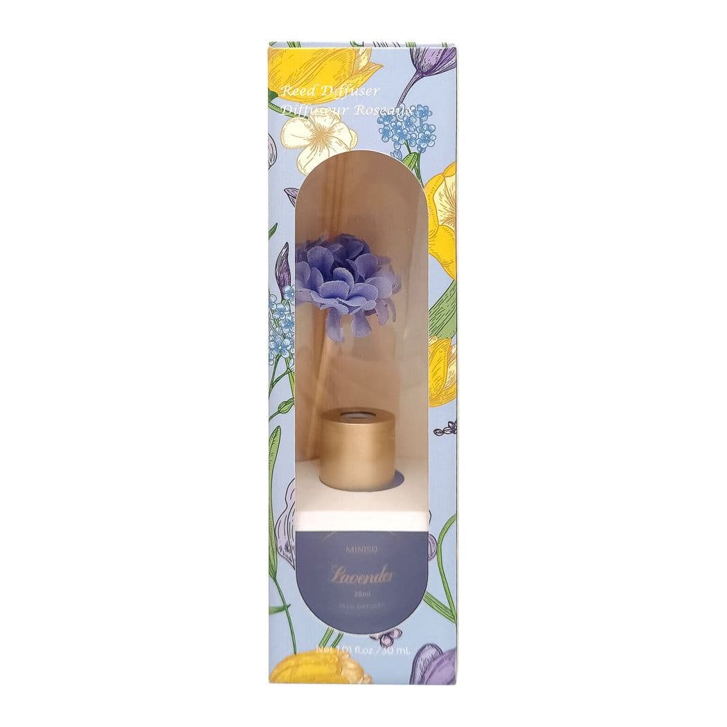 خوشبو کننده مینیسو، مدل MINISO encounter series reed diffuser ، گل لوندر، 28 میلی لیتر