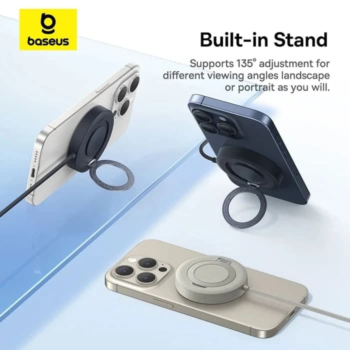 شارژر وایرلس 15 وات بیسوس مدل Baseus Simple Mini4 — تصویر ۴