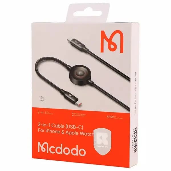 کابل شارژ تایپ سی 60 وات طول 1.5 متر مک دودو مدل Mcdodo CA-2580 — تصویر ۸