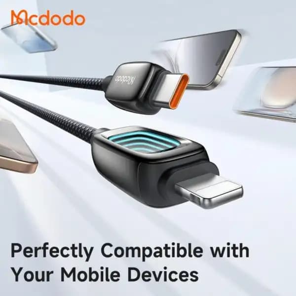 کابل شارژ سریع تایپ سی به لایتنینگ 36 وات 1.2 متر مک دودو مدل Mcdodo CA-0400 — تصویر ۸