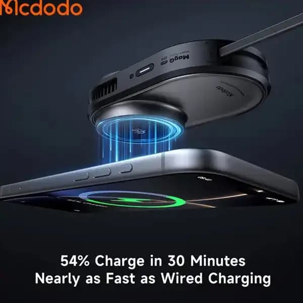 هولدر و نگهدارنده موبایل دریچه کولری و شارژ وایرلس مک دودو مدل Mcdodo MagQ Ultra Qi2 CH-8400 — تصویر ۴