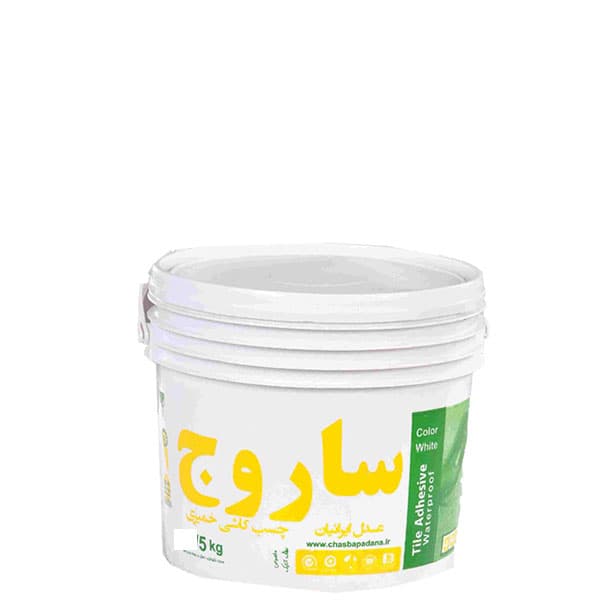 چسب کاشی و سرامیک خمیری 5 کیلویی ساروج عدل
