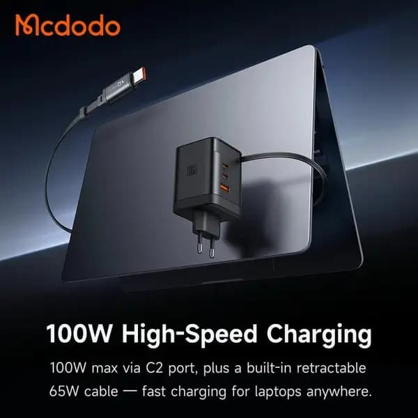 شارژر دیواری 100 وات 4 پورت مک دودو مدل Mcdodo CH-8470 — تصویر ۷