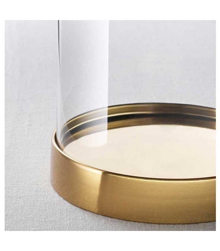 حباب دکوراتیو آیکیا، مدل SJALSLIGT/ بلور/طلایی/ 19 سانتی متر — تصویر ۳