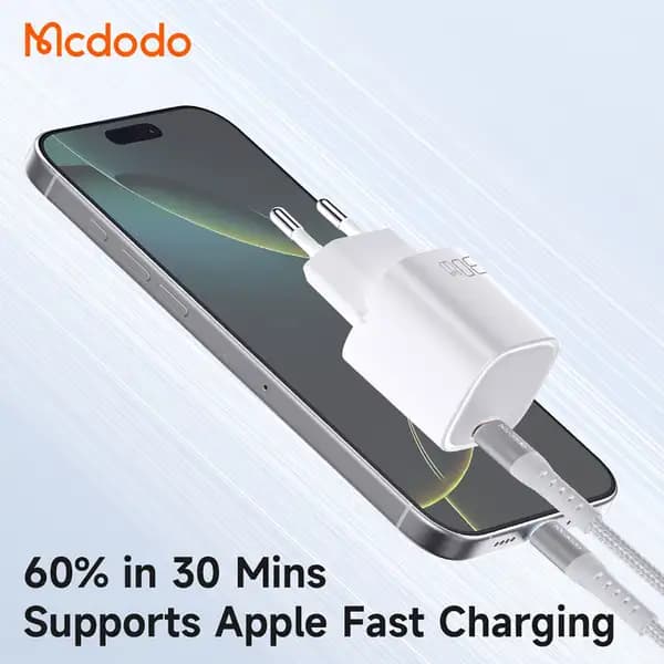 شارژر دیواری تایپ سی 30 وات مک دودو مدل Mcdodo CH-0080 Nano — تصویر ۶