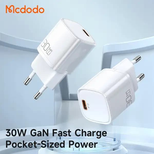 شارژر دیواری تایپ سی 30 وات مک دودو مدل Mcdodo CH-0080 Nano — تصویر ۵