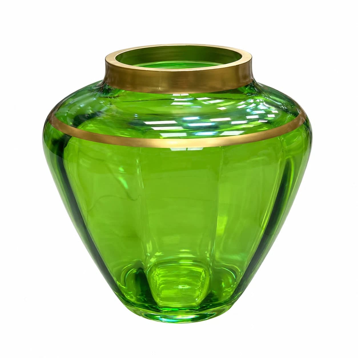 گلدان شیشه ای طرح کریستال کد 0400 — تصویر ۳
