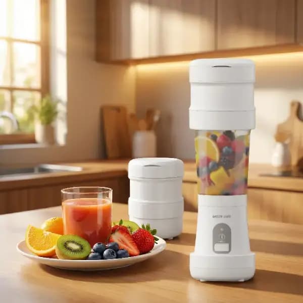 آبمیوه گیر قابل حمل 500 میلی لیتر گرین لاین مدل Green Lion Collapsible Portable Juicer 500ML — تصویر ۲
