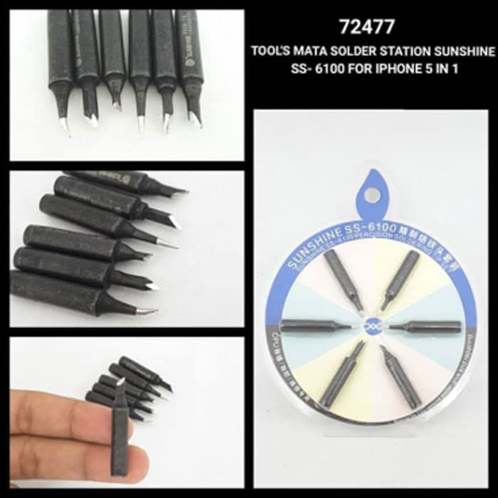 ست 6 عددی نوک هویه مدل سانشاین SUNSHINE SS-6100 — تصویر ۳