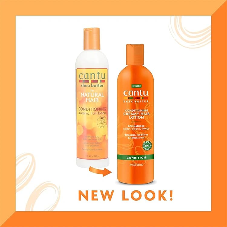 لوسیون مو Cantu مدل Conditioning Creamy حجم 355 میلی لیتر — تصویر ۴
