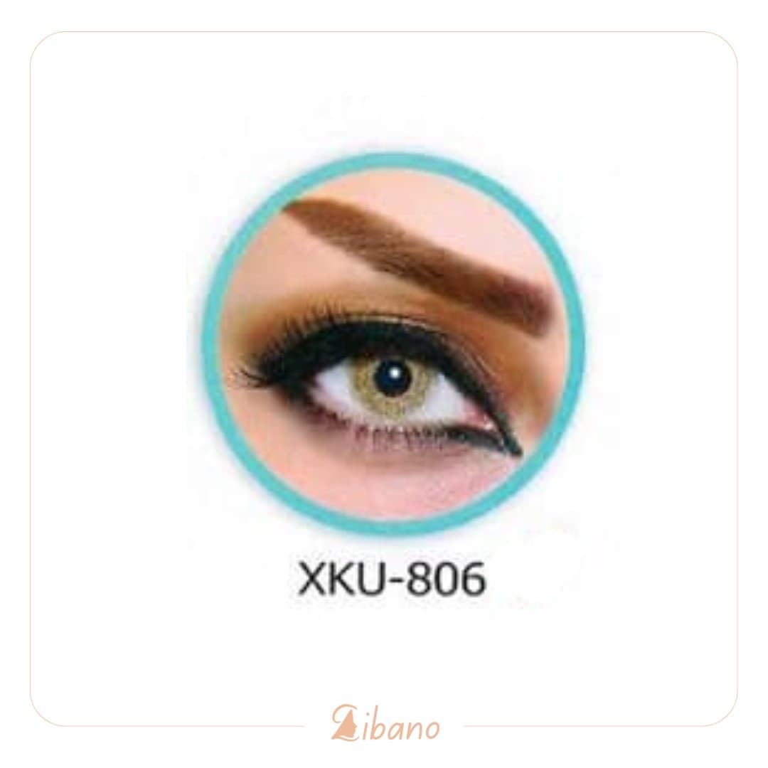 لنز رنگی کلیر ویژن (Clear Vision) مدل XKU-806 عسلی تیره