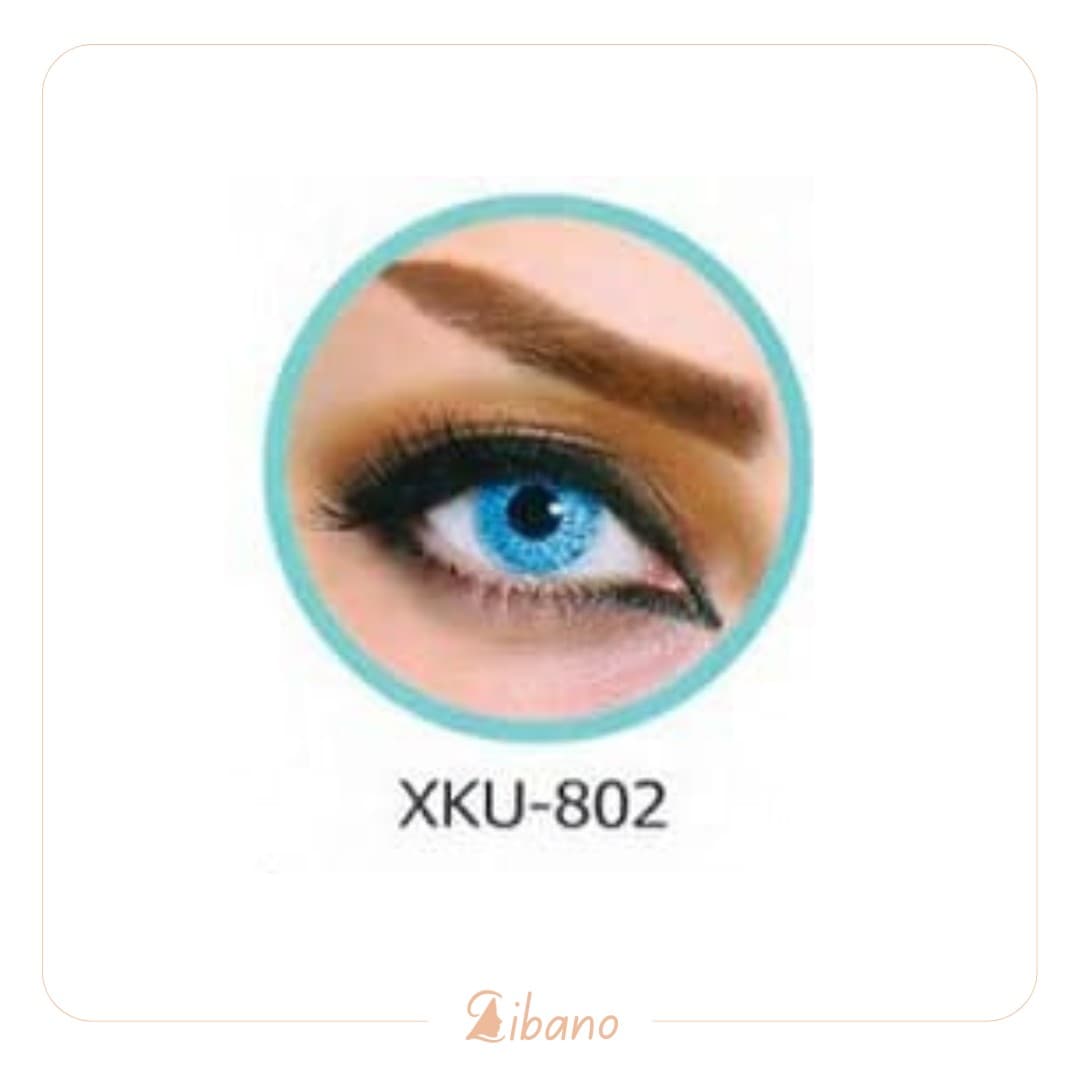لنز رنگی کلیر ویژن (Clear Vision) مدل XKU-802 آبی فیروزه ای — تصویر ۲