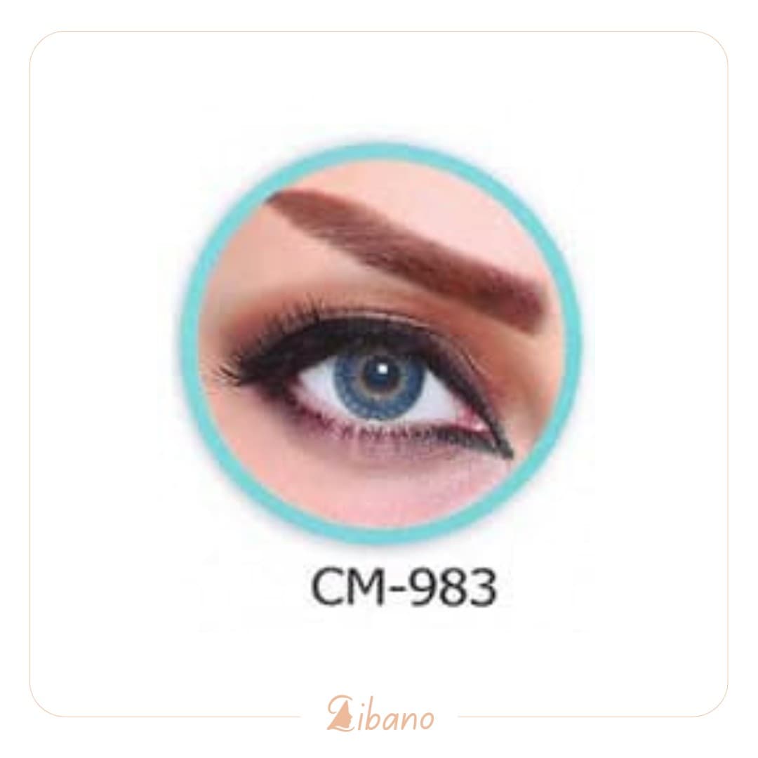لنز رنگی کلیر ویژن (Clear Vision) مدل CM-983 سبز دوردار — تصویر ۲
