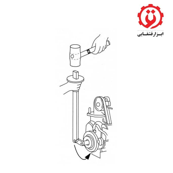 دسته بکس ضربه خور مخصوص پولی و فلای ویل فورس مدل 9G0712 — تصویر ۲