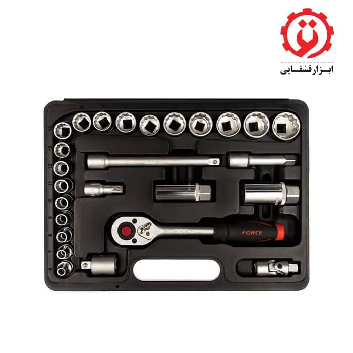 جعبه بکس 26 عددی 3/8 درایو 12 پر فورس مدل 9-3261