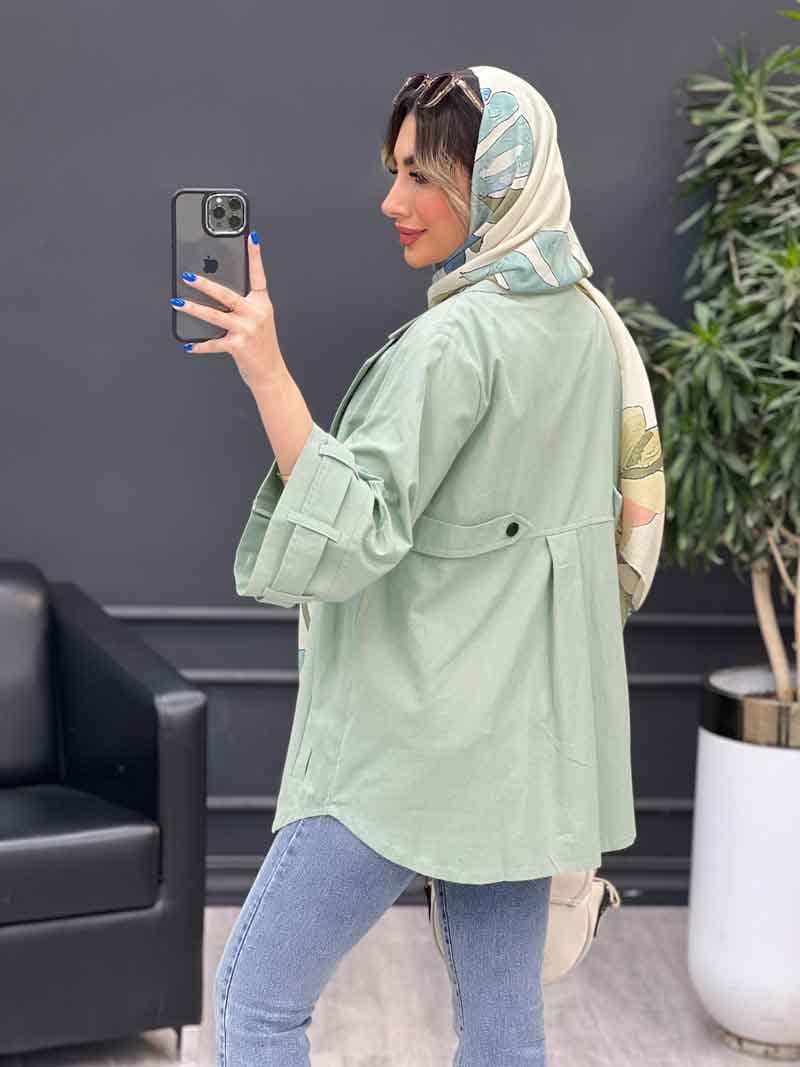 مانتو لینن پشت دو پاگن کد 4983 — تصویر ۸