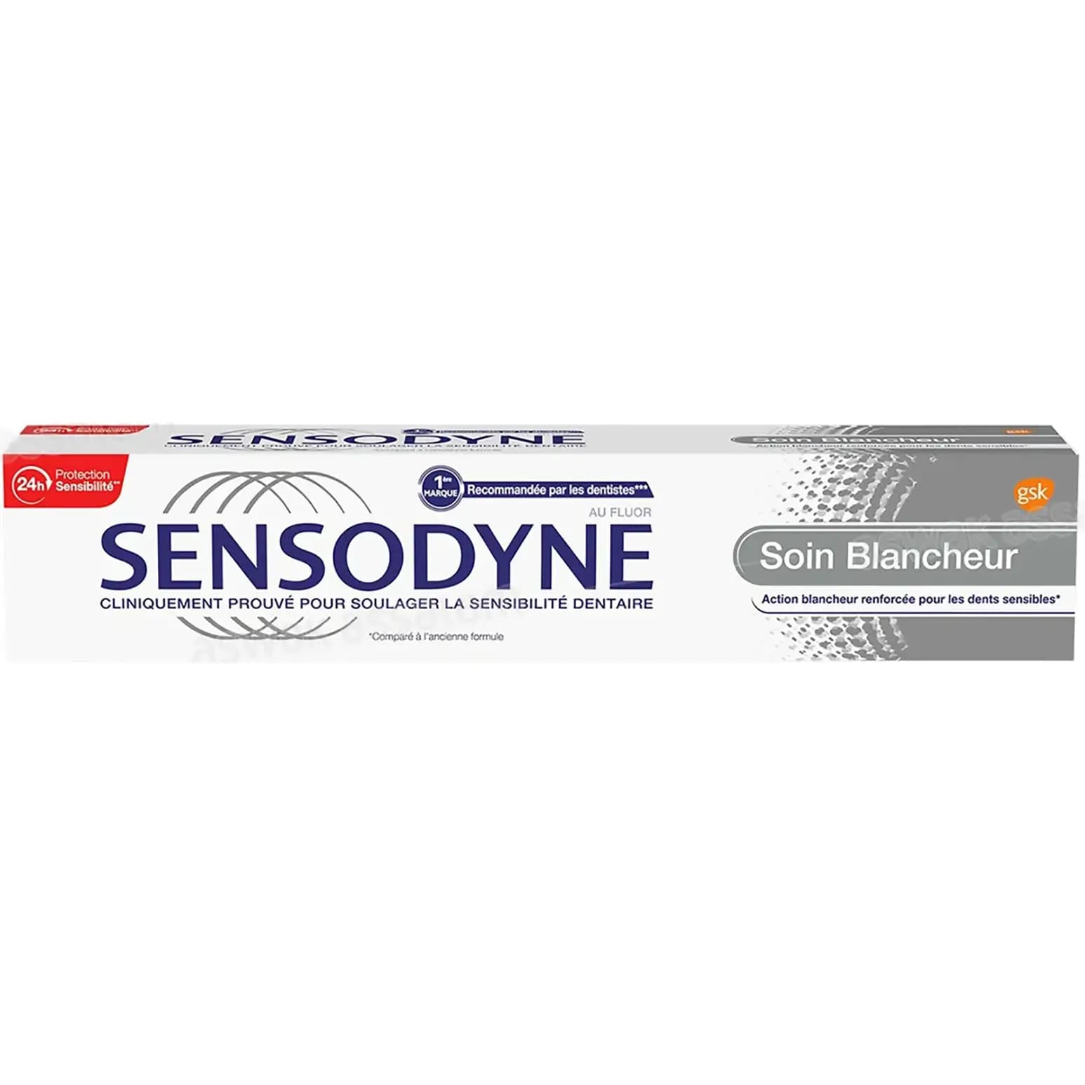 خمیر دندان سفید کننده سنسوداین Sensodyne Soin Blancheur — تصویر ۵