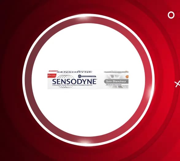 خمیر دندان سفید کننده سنسوداین Sensodyne Soin Blancheur — تصویر ۲