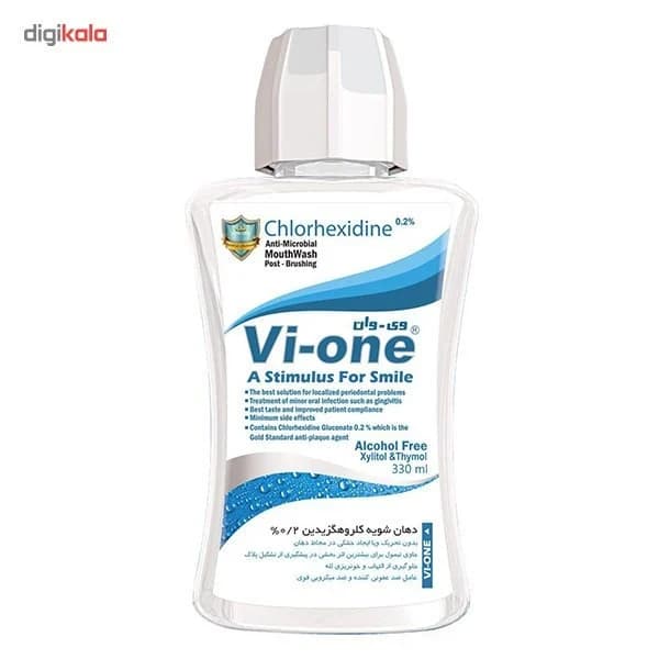 دهان شویه وی وان مدل G02 حجم 330 میلی لیتر مجموعه 2 عددی — تصویر ۲