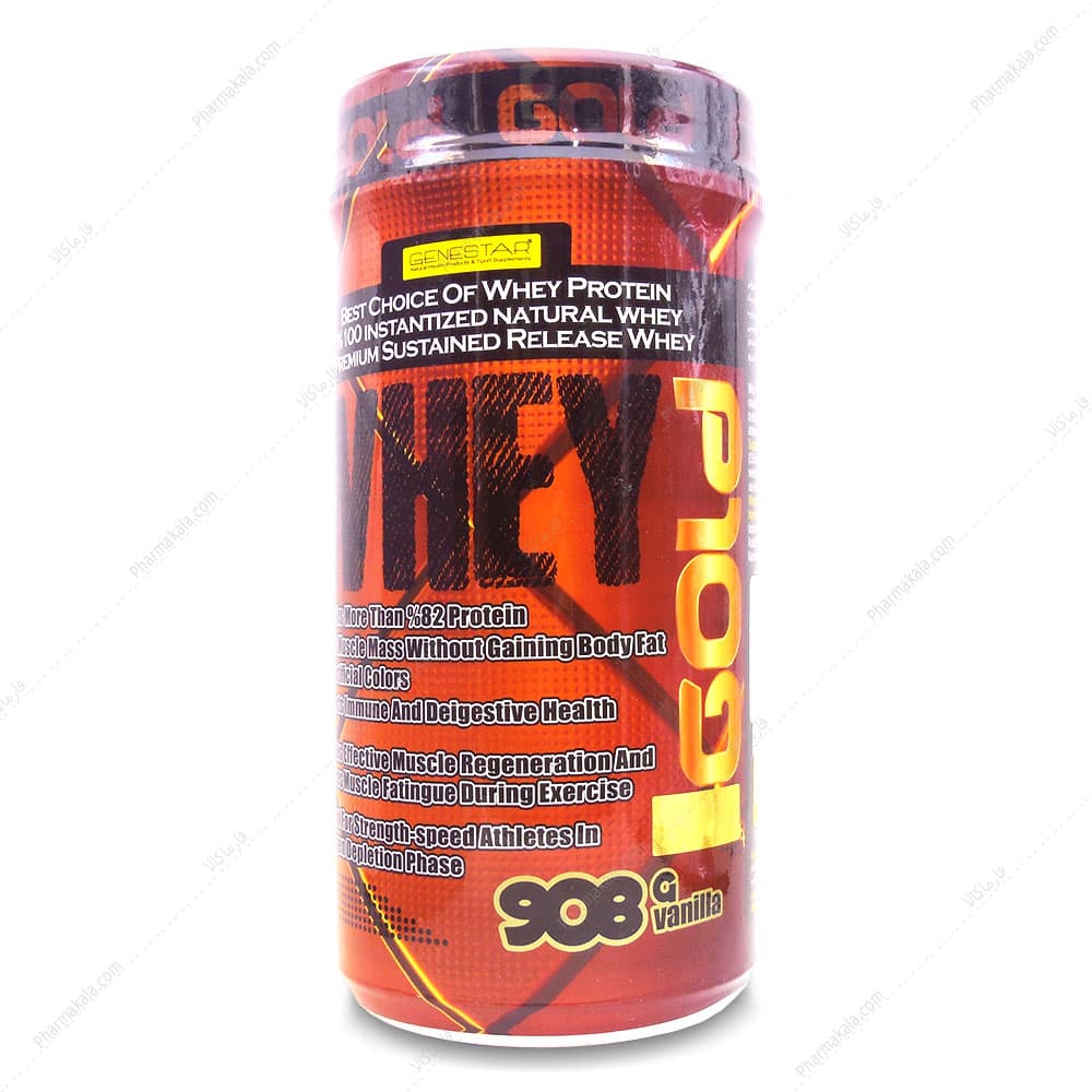 پودر وی گلد با طعم وانیل ژن استار 908g